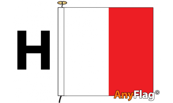 Signal Code H Flag (HOTEL)